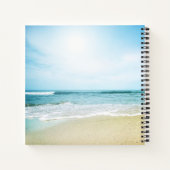 Alleen maar afbreken bij het strand notitieboek (Achterkant)