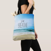 Alleen maar afbreken bij het strand tote bag (Dichtbij)