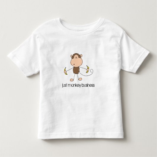 alleen maar apenhandel kinder shirts (Voorkant)