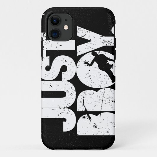 alleen maar bboy - witte nood Case-Mate iPhone case (Achterkant)