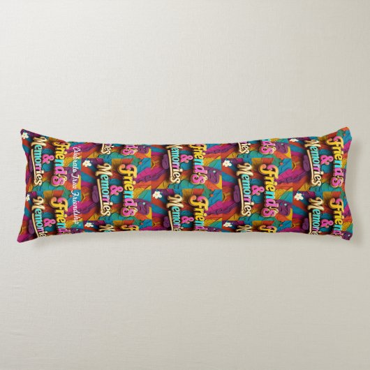 "Alleen maar blije herinneringen" Lichaamskussen (Voorkant)