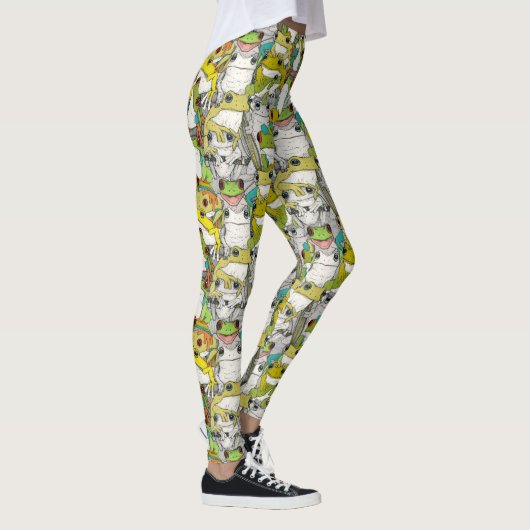 alleen maar boomkikkervel leggings (Rechts)