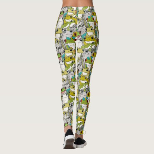 alleen maar boomkikkervel leggings (Achterkant)