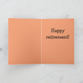 Alleen maar "buck it" pensioen kaart (Binnen)