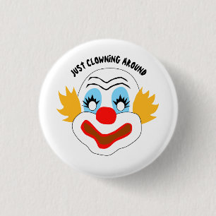 Alleen maar Clowning Ronde Button 3,2 Cm