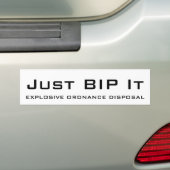 Alleen maar een BIP Bumpersticker (Op auto)