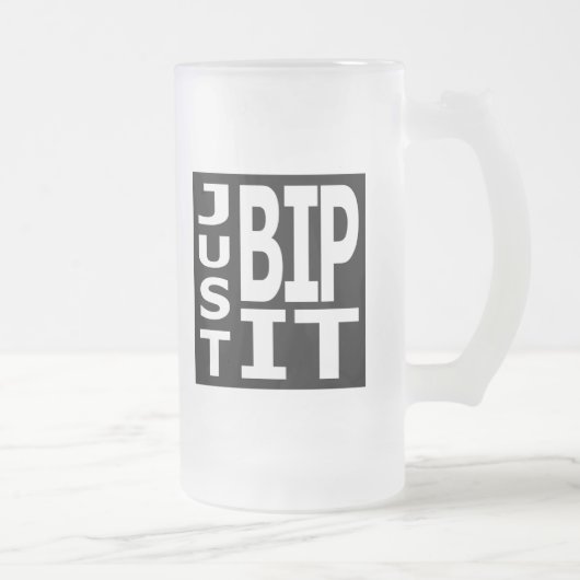 Alleen maar een BIP Matglas Bierpul (Rechts)