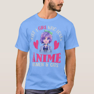alleen maar een meisje die van het cadeautje van d t-shirt