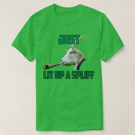 Alleen maar een spliff laten liggen t-shirt (Design voorkant)