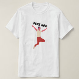 Alleen maar een sprong in Maori - een peke noa T-shirt