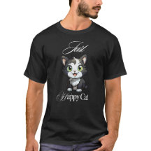 Alleen Maar Gelukkige Kat T-shirt