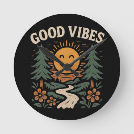 Alleen maar goede vibes!! ronde klok