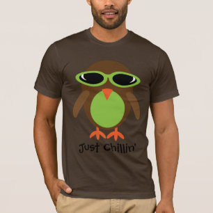 Alleen maar kantelen met een schaduw t-shirt