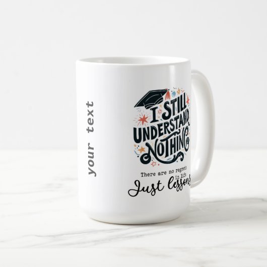 Alleen maar lessen koffiemok (Voorkant rechts)