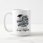 Alleen maar lessen koffiemok (Links)