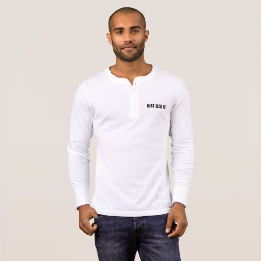 Alleen maar Lick T-shirt (Voorkant volledig)