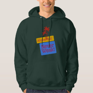 Alleen, maar nooit zwak – sterk Inspirerend Hoodie