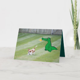 Alleen maar omdat Kaart, Basset & Fire Breathing D Kaart