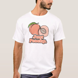 Alleen maar perzik t-shirt