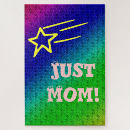 Alleen mama Superstar Blue en Green Star My Life Legpuzzel