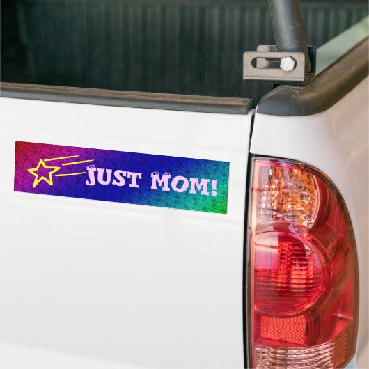 Alleen mama Superstar Bumpersticker (Op Truck)