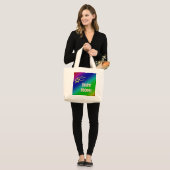 Alleen mama Superstar Grote Tote Bag (Voorkant (model))