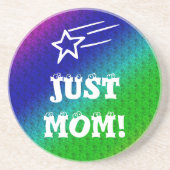 Alleen mama zandsteen onderzetter (Voorkant)