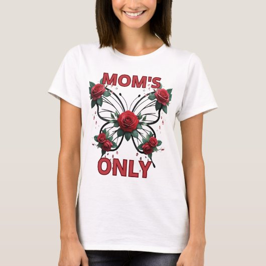'Alleen mama's' T-shirt (Voorkant)