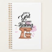 Alleen meisjes die van bakken houden planner (Voorkant)