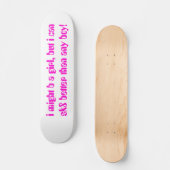 ALLEEN MEISJES SKATEBOARD (Voorkant)