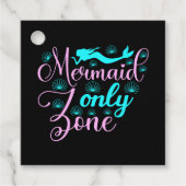 Alleen Mermaid Zone Bedankjes Labels (Voorkant)