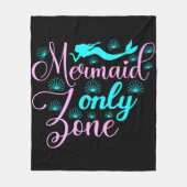 Alleen Mermaid Zone Fleece Deken (Voorkant)