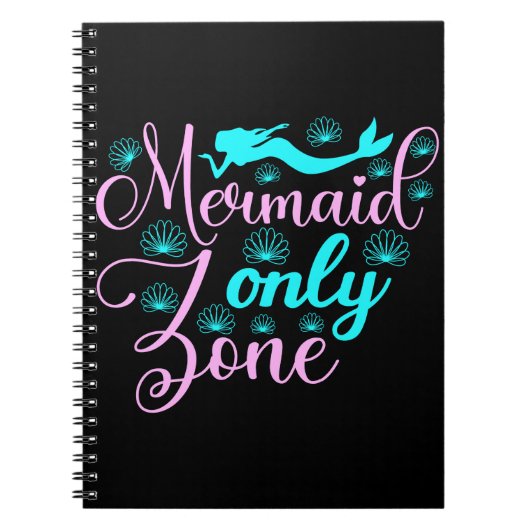 Alleen Mermaid Zone Notitieboek (Voorkant)