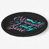 Alleen Mermaid Zone Papieren Bordje (Gekanteld)