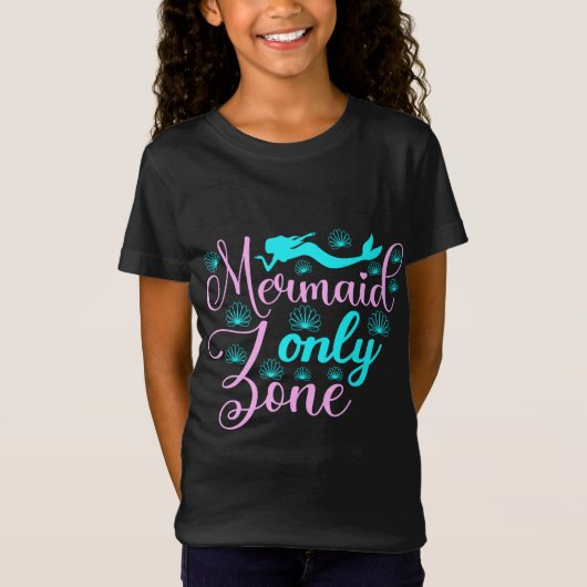 Alleen Mermaid Zone T-shirt (Voorkant)