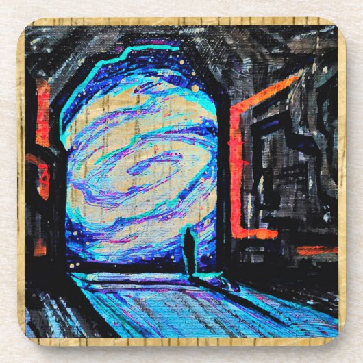 Alleen met de sjitterende Abyss Bier Onderzetter (Voorkant)