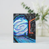 Alleen met de sjitterende Abyss Briefkaart (Staand voorkant)