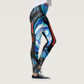 Alleen met de sjitterende Abyss Leggings (Rechts)