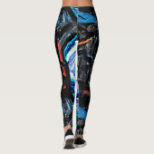 Alleen met de sjitterende Abyss Leggings (Achterkant)
