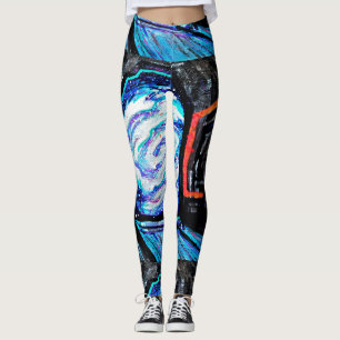 Alleen met de sjitterende Abyss Leggings