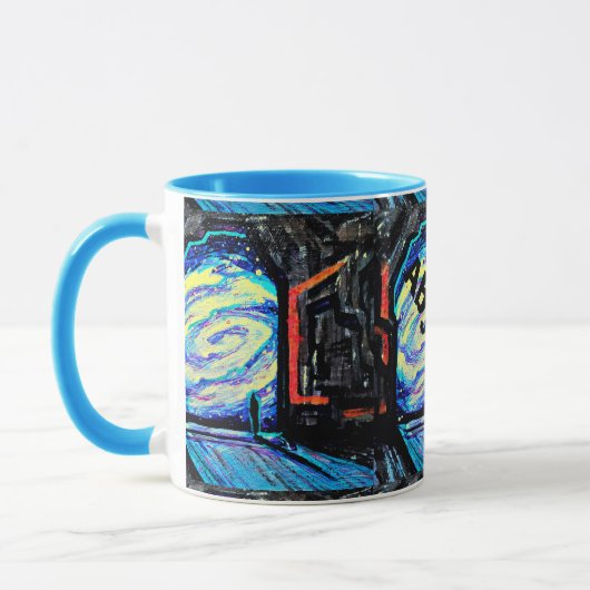 Alleen met de sjitterende Abyss Mok (Links)