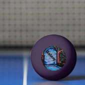 Alleen met de sjitterende Abyss Pingpongbal (Net)