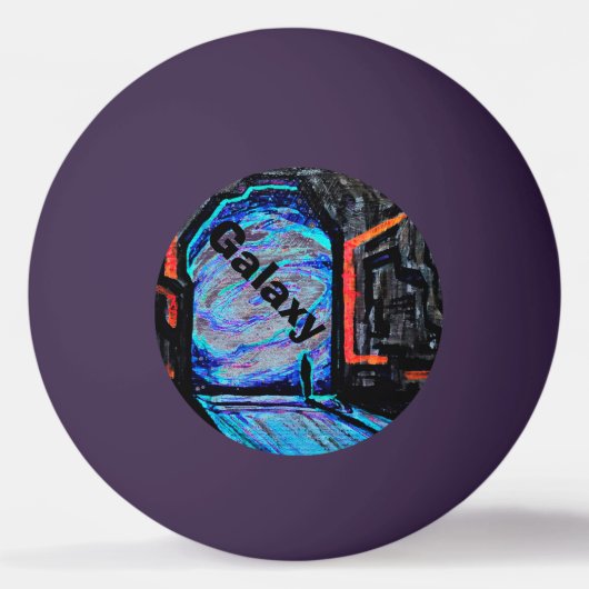 Alleen met de sjitterende Abyss Pingpongbal (Voorkant)