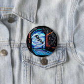 Alleen met de sjitterende Abyss Ronde Button 7,6 Cm (In situ)