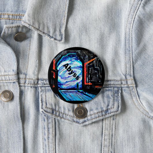 Alleen met de sjitterende Abyss Ronde Button 7,6 Cm (In situ)