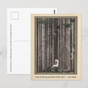 Alleen midden in de bossen Kay Nielsen Briefkaart