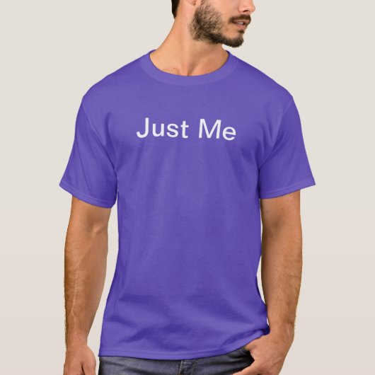 Alleen mij Paarse T-shirt (Voorkant)