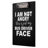 Alleen mijn busbestuurdersgezicht klembord (Links)