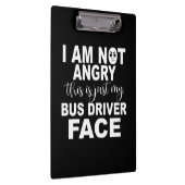 Alleen mijn busbestuurdersgezicht klembord (Rechts)