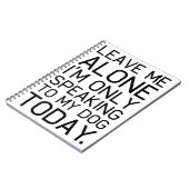 Alleen mijn hond begrijpt het. notitieboek (Linkerzijde)